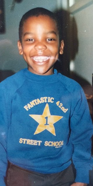Lee Merritt as a child